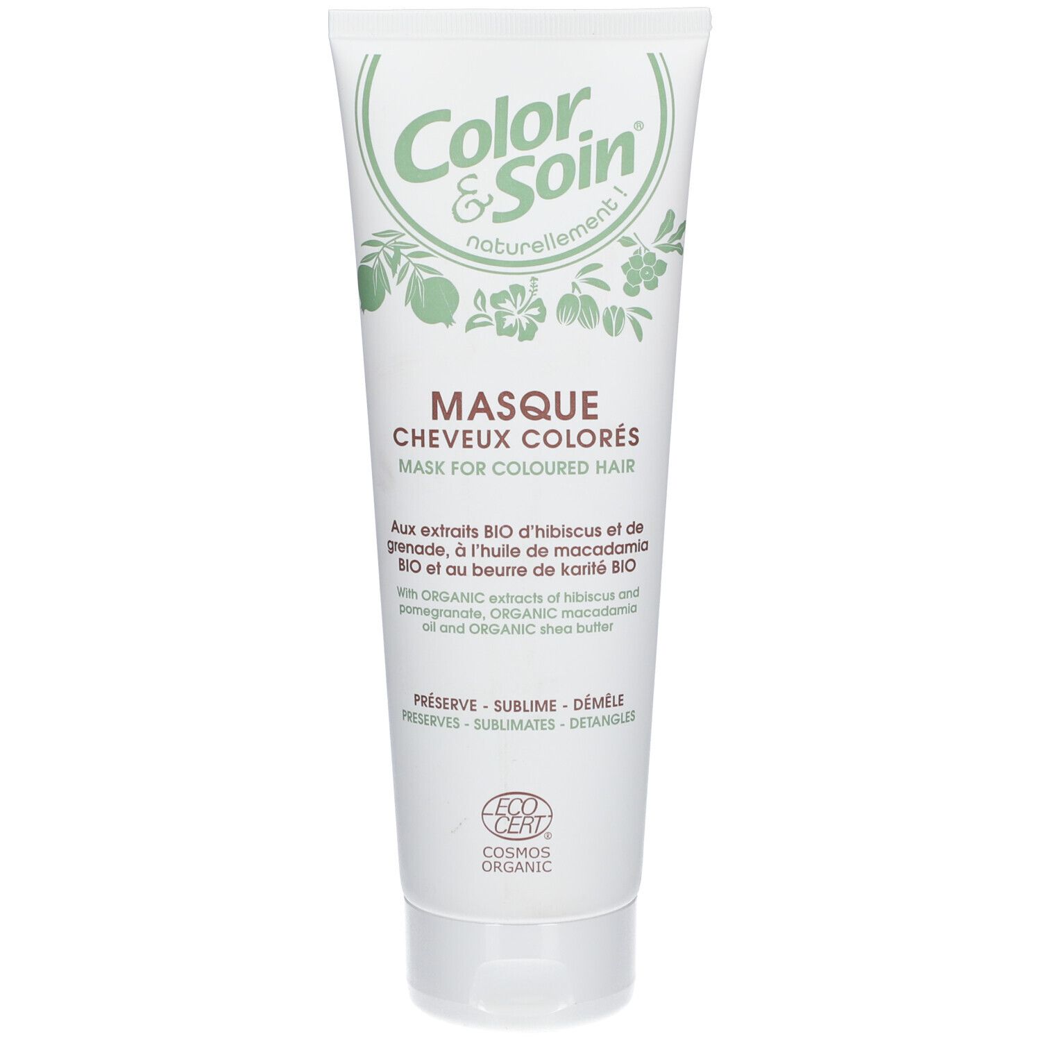 Les 3 Chênes Color & Soin Masque BIO pour cheveux colorés