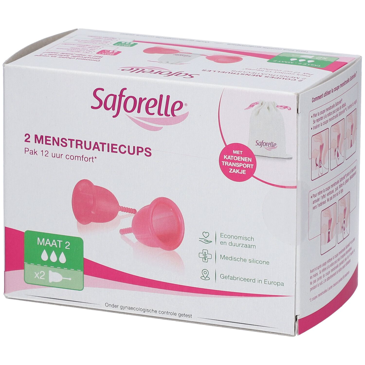 Saforelle® Menstruationstasse Größe 2