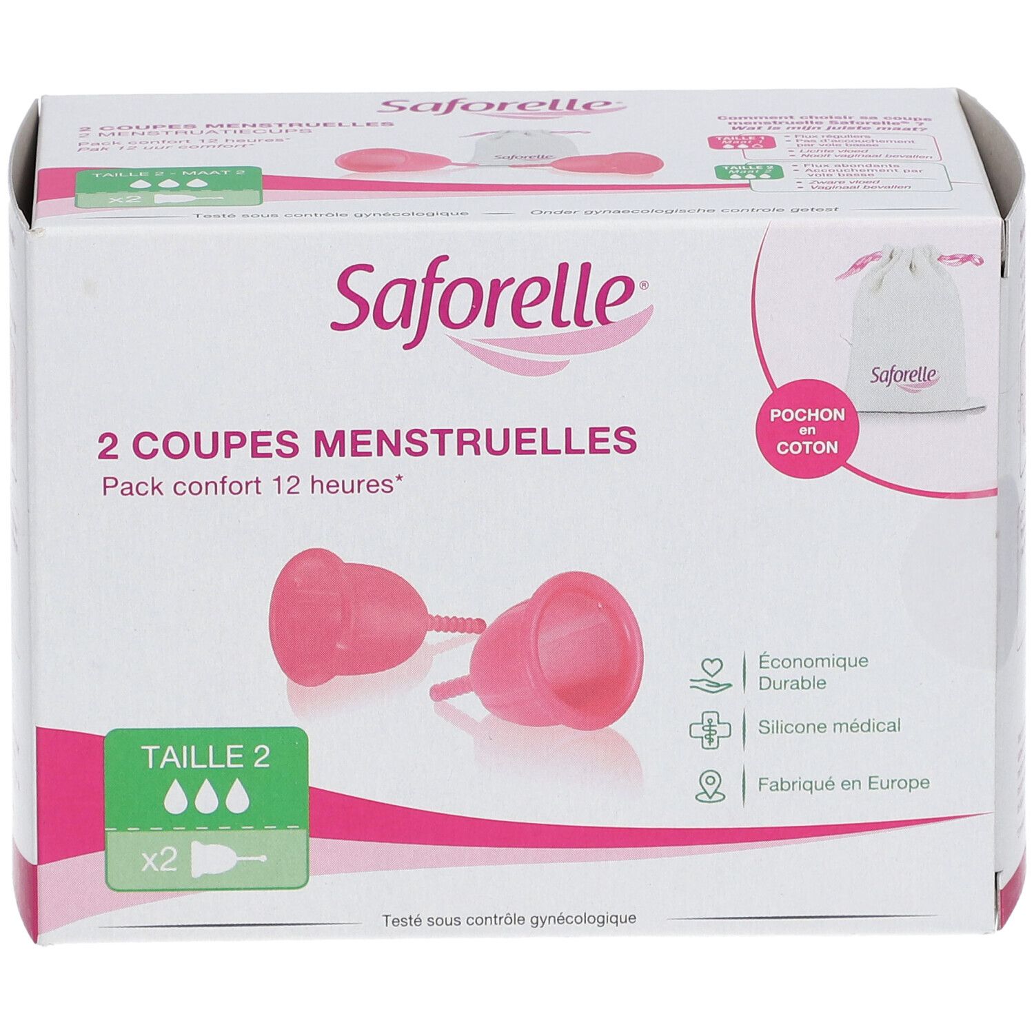 Saforelle® Menstruationstasse Größe 2