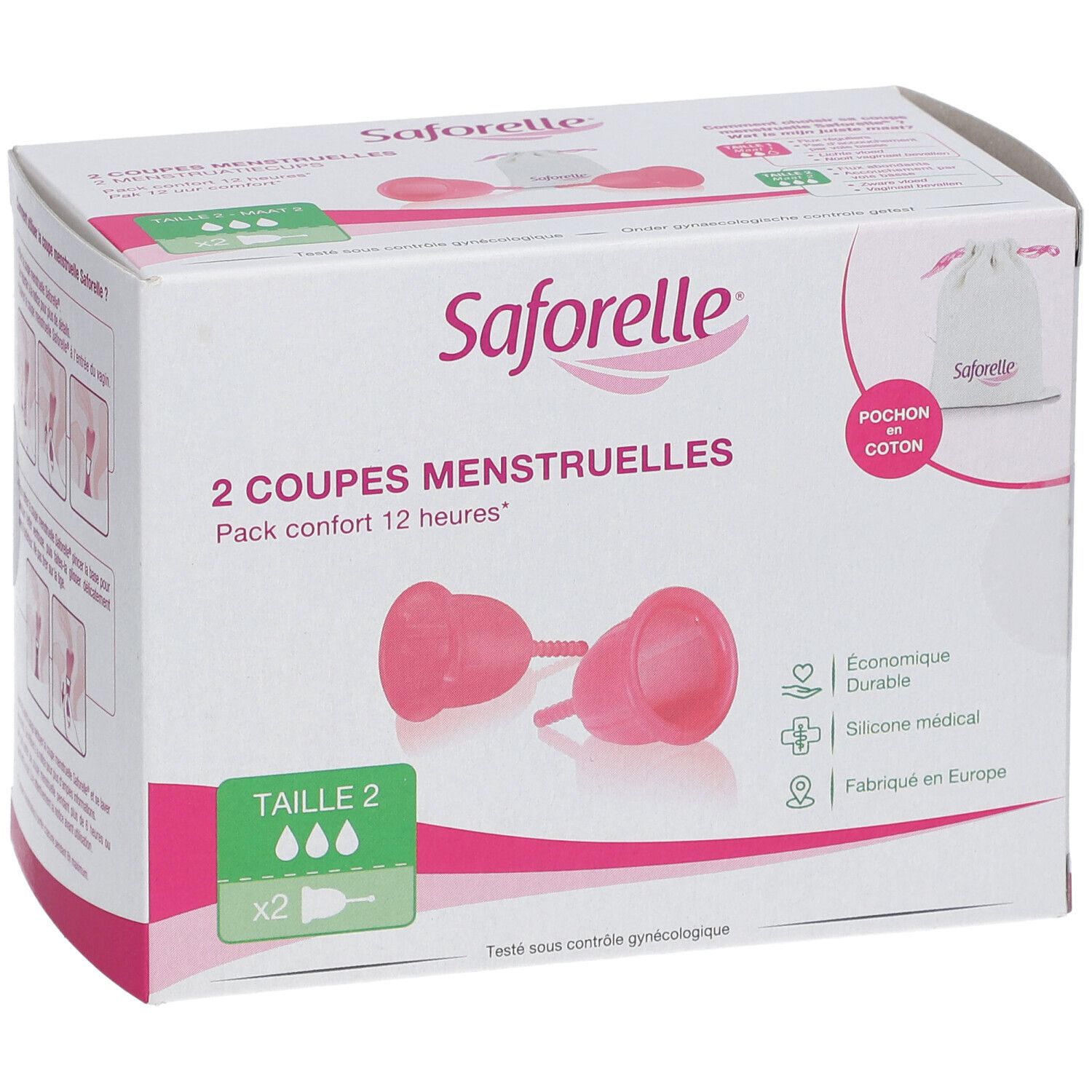 Saforelle® Menstruationstasse Größe 2