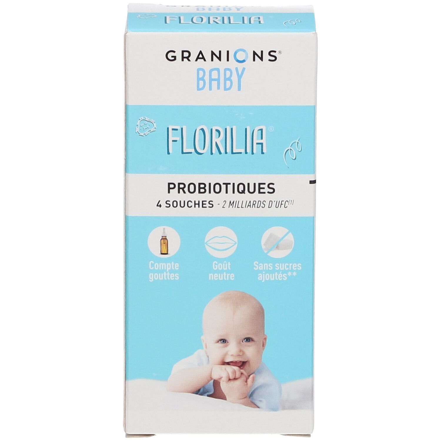 GRANIONS® Baby Florilia - Probiotika - Tropfenzähler - Neutraler Geschmack