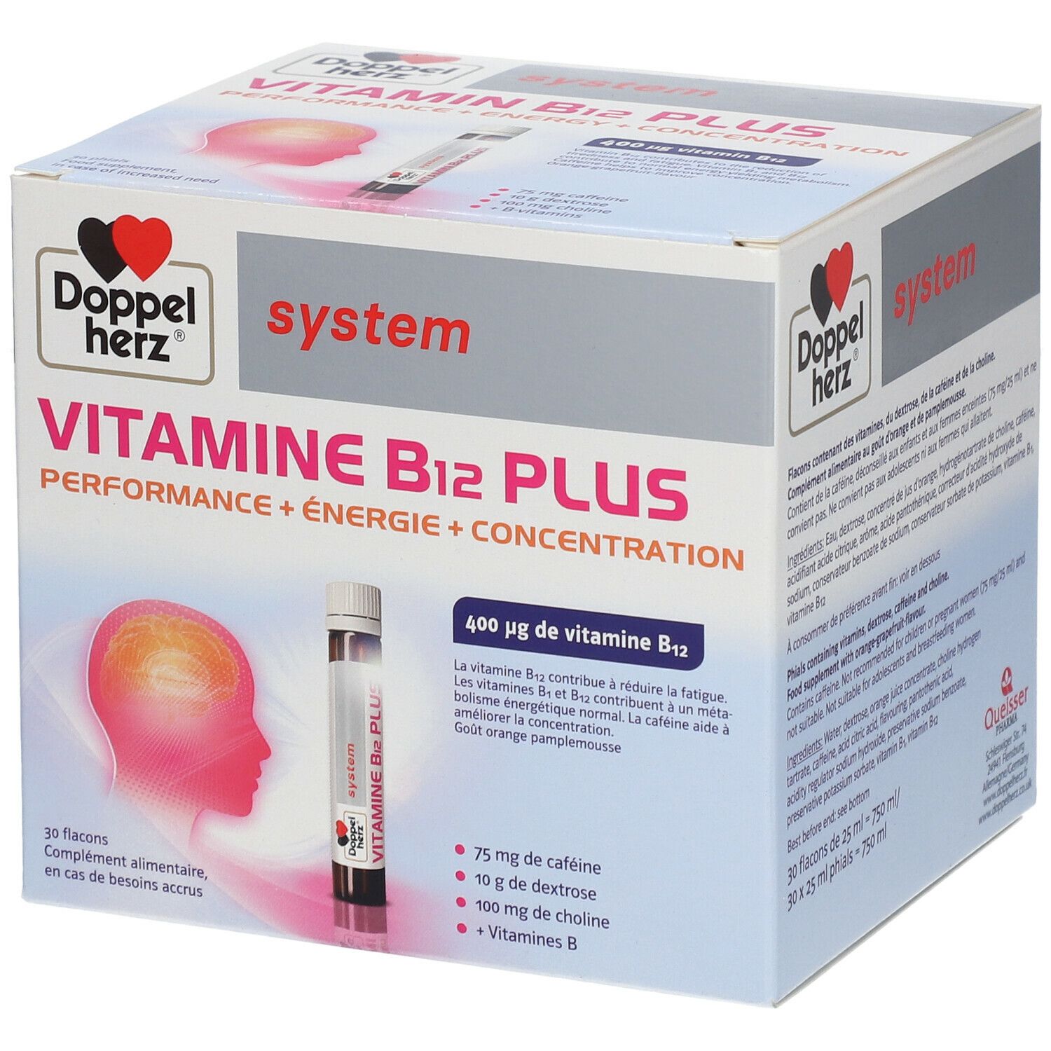 Doppelherz® system Vitamine B12 PLUS Énergie