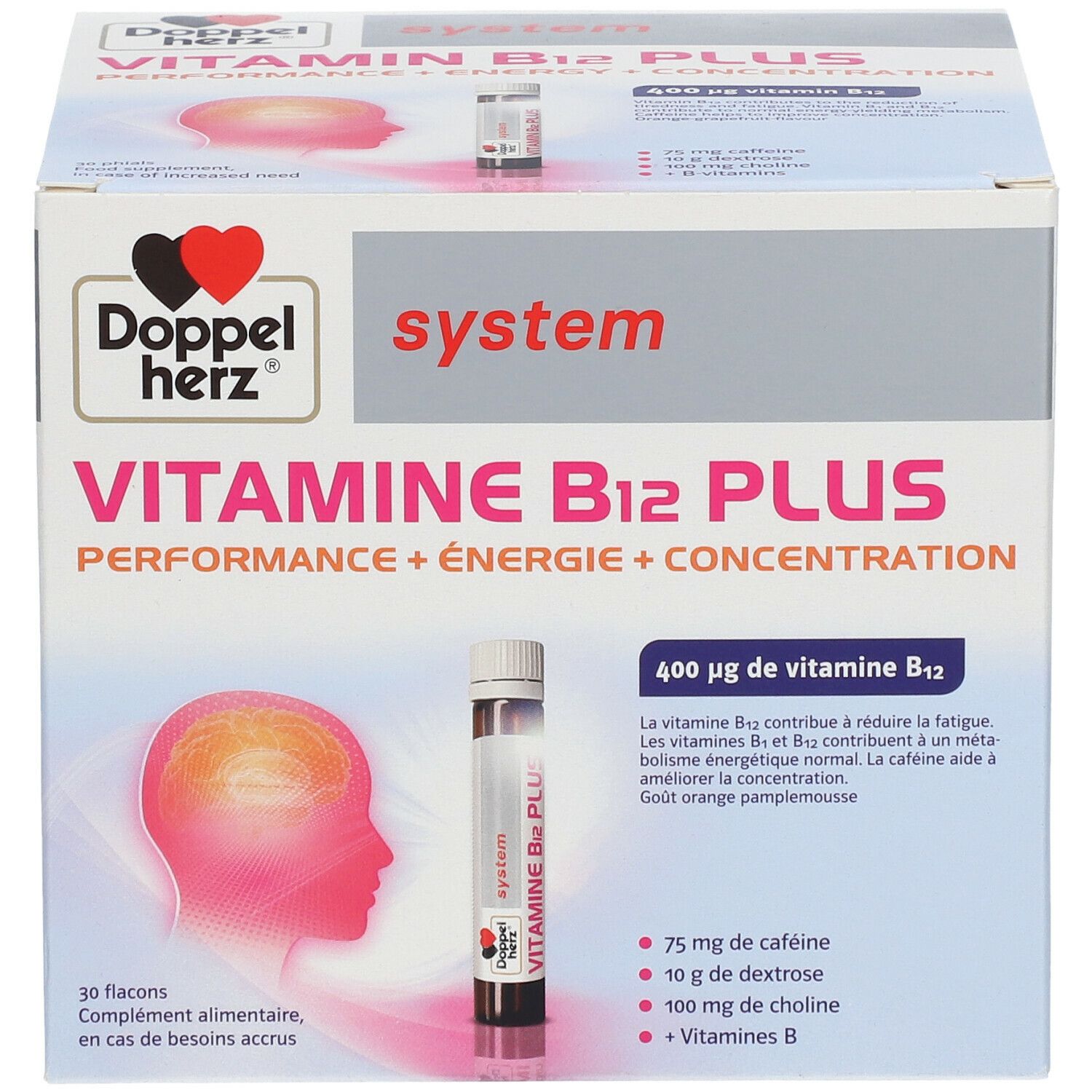 Doppelherz® system Vitamine B12 PLUS Énergie