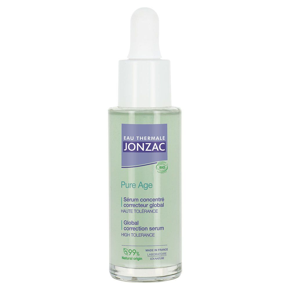 Jonzac Pure Age Sérum Correcteur Global Bio Peaux Adultes à Imperfections