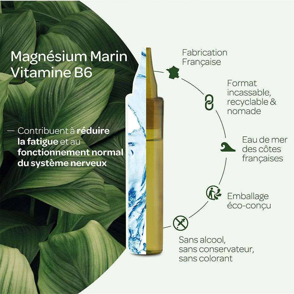 SUPERDIET Magnésium Marin + Vitamine B6  Unidoses