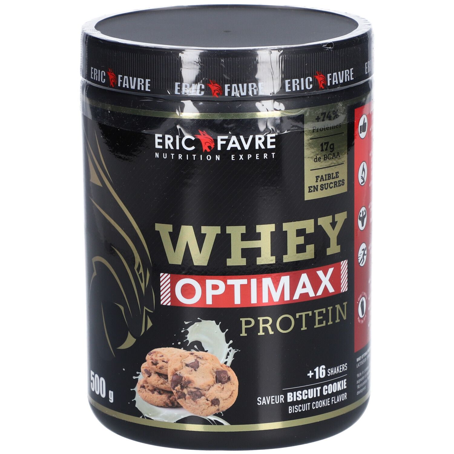 ERIC FAVRE Whey Optimax Eiweiß Geschmack Cookie