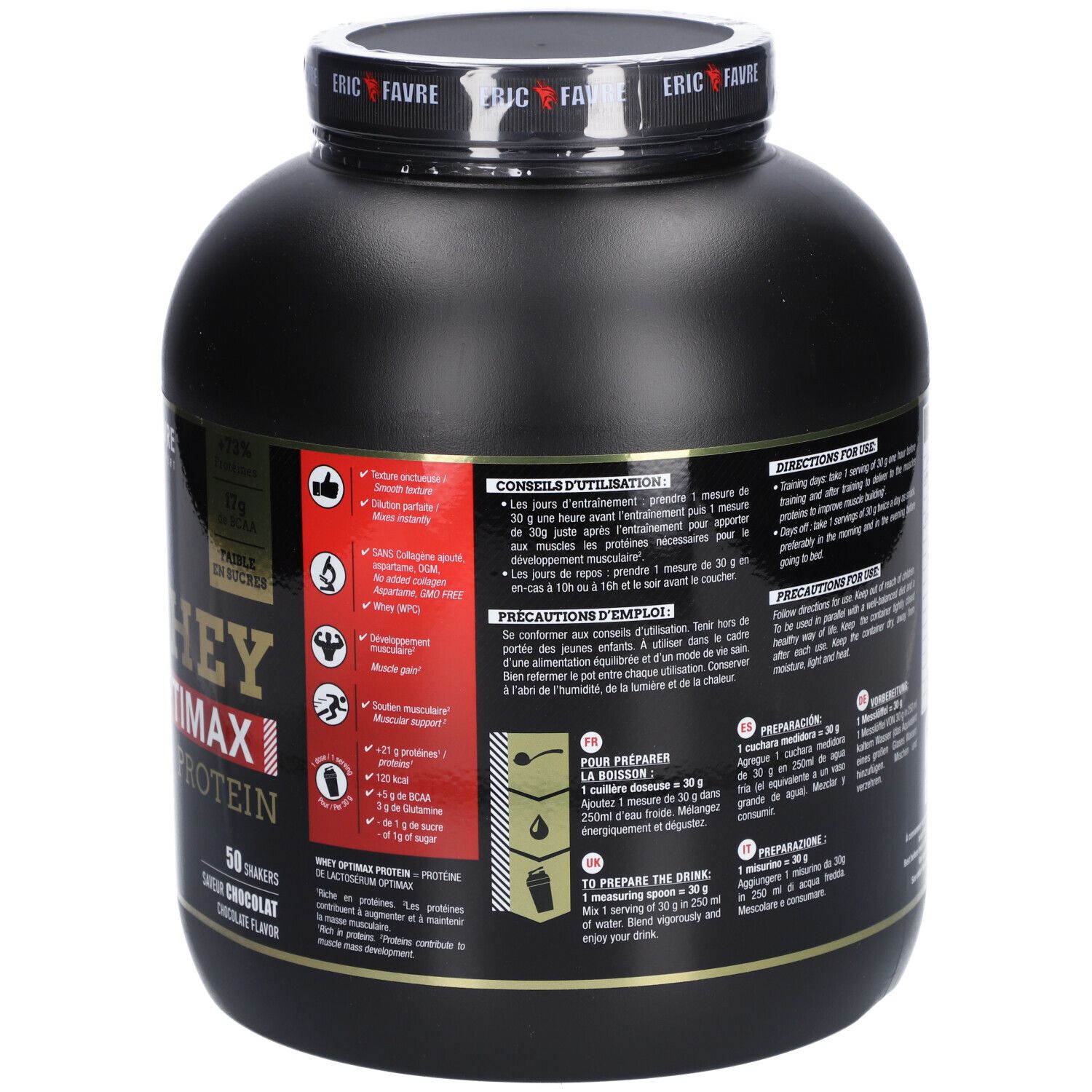 ERIC FAVRE Whey Optimax Eiweiß Schoko Geschmack