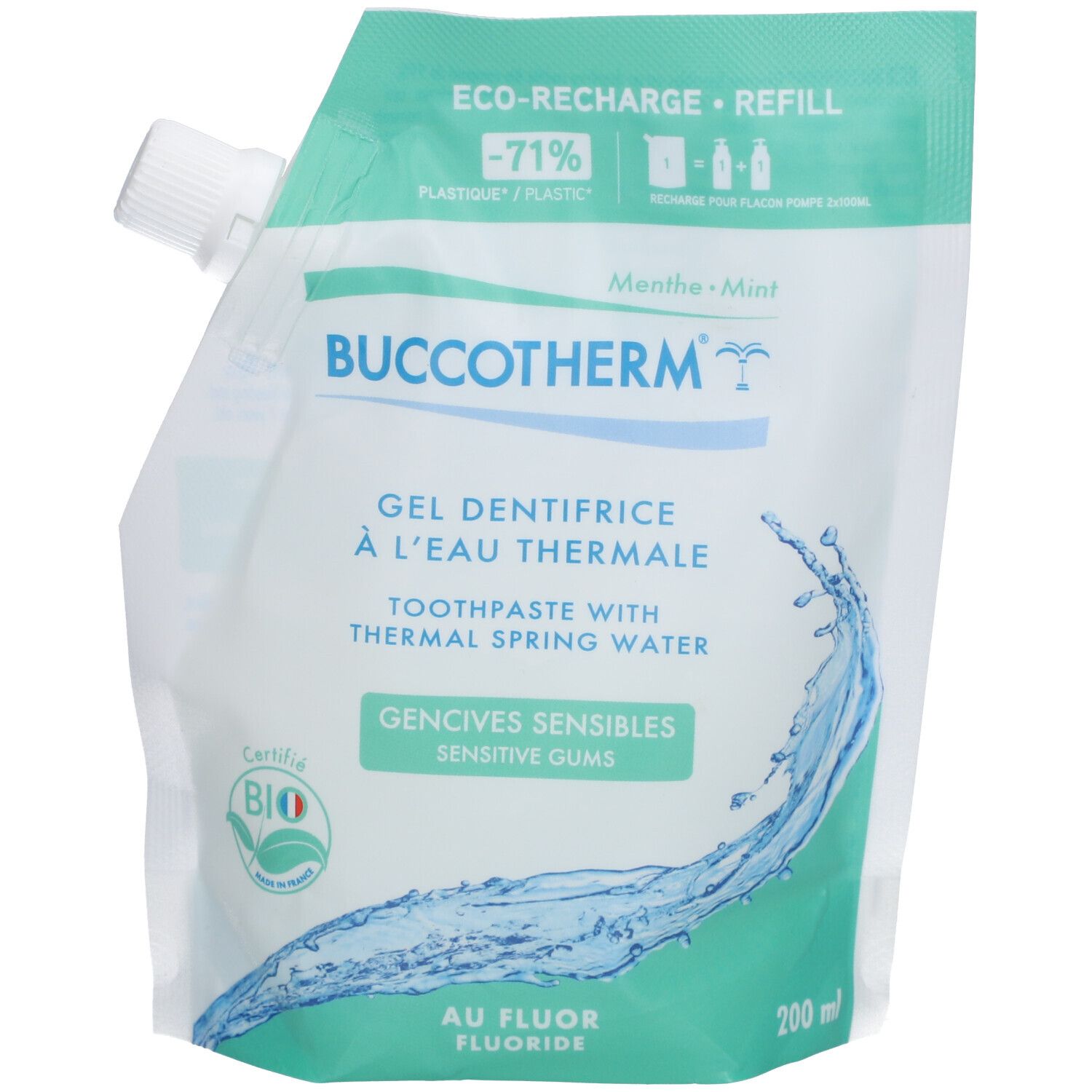 BUCCOTHERM Eco-recharge - Empfindliches Zahnfleisch BIO-zertifiziert