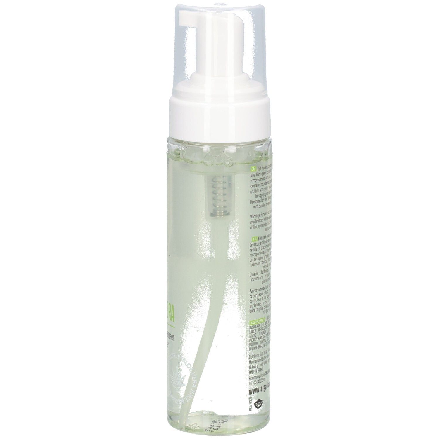 Arganicare Aloe Hydra 2-in-1 Schäumende Lotion & Make-up Entferner, 225 ml.