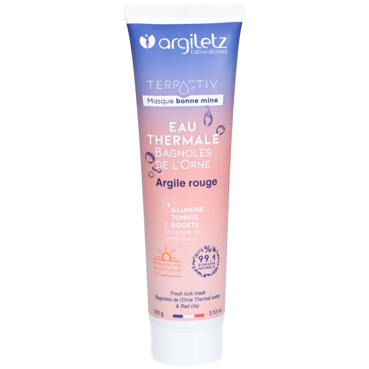 ARGILETZ Masque à l’argile rouge et eau thermale 100 g