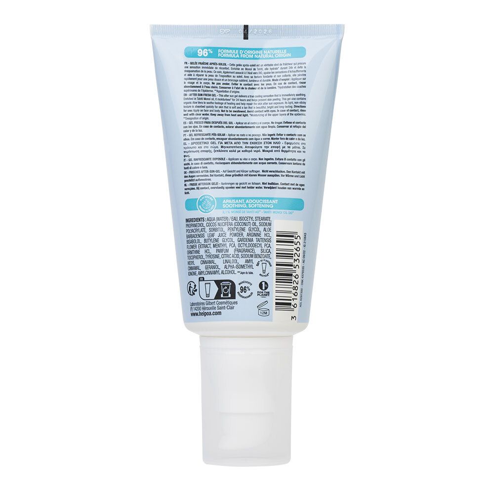 HEI POA® Frisches After-Sun-Gelee Mit Monoï de Tahiti AO und BIO Aloe Vera