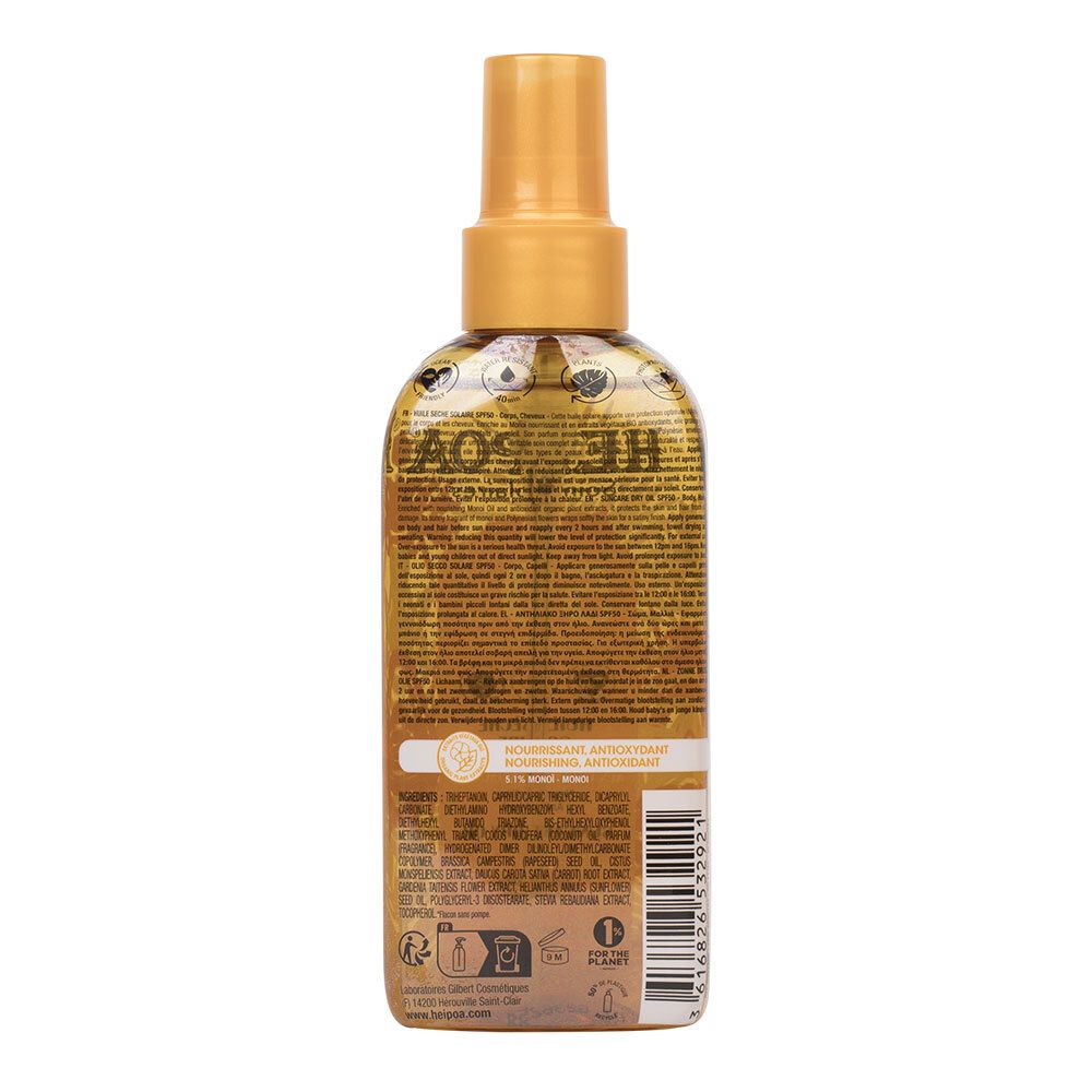 HEI POA® Monoï Sonnenschutz-Trockenöl SPF50
