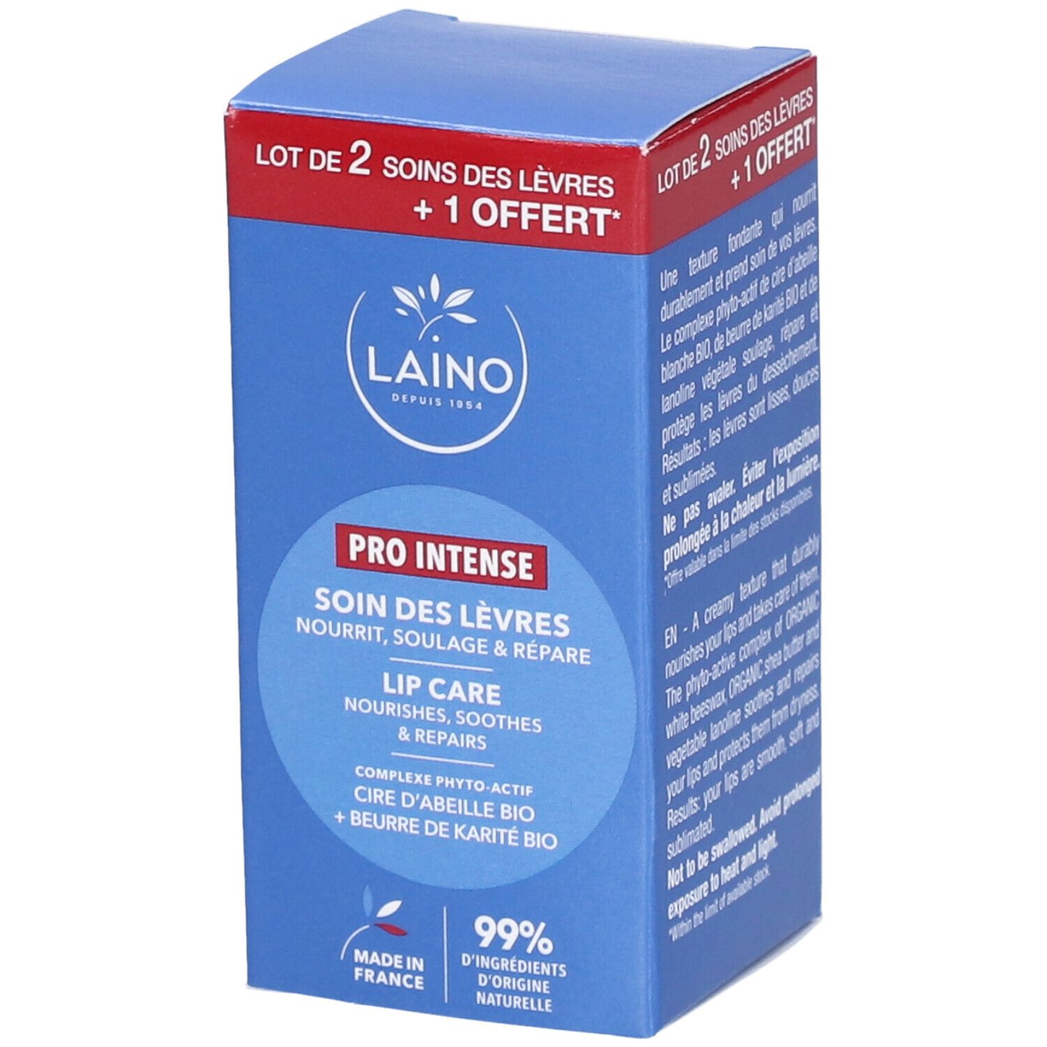 LAINO SOIN LEVRE PRO INT 3X4G