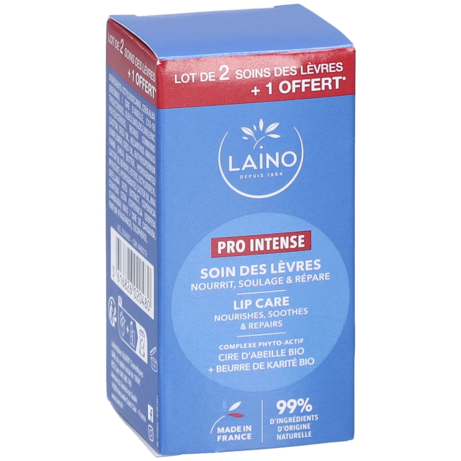 LAINO SOIN LEVRE PRO INT 3X4G