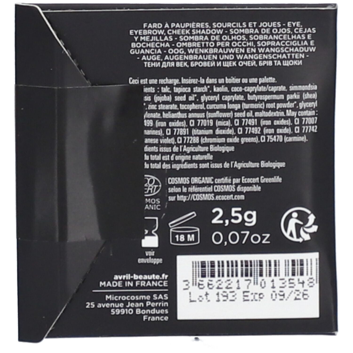 AVRIL Multi-Use Make-up - Prunette Irisé
