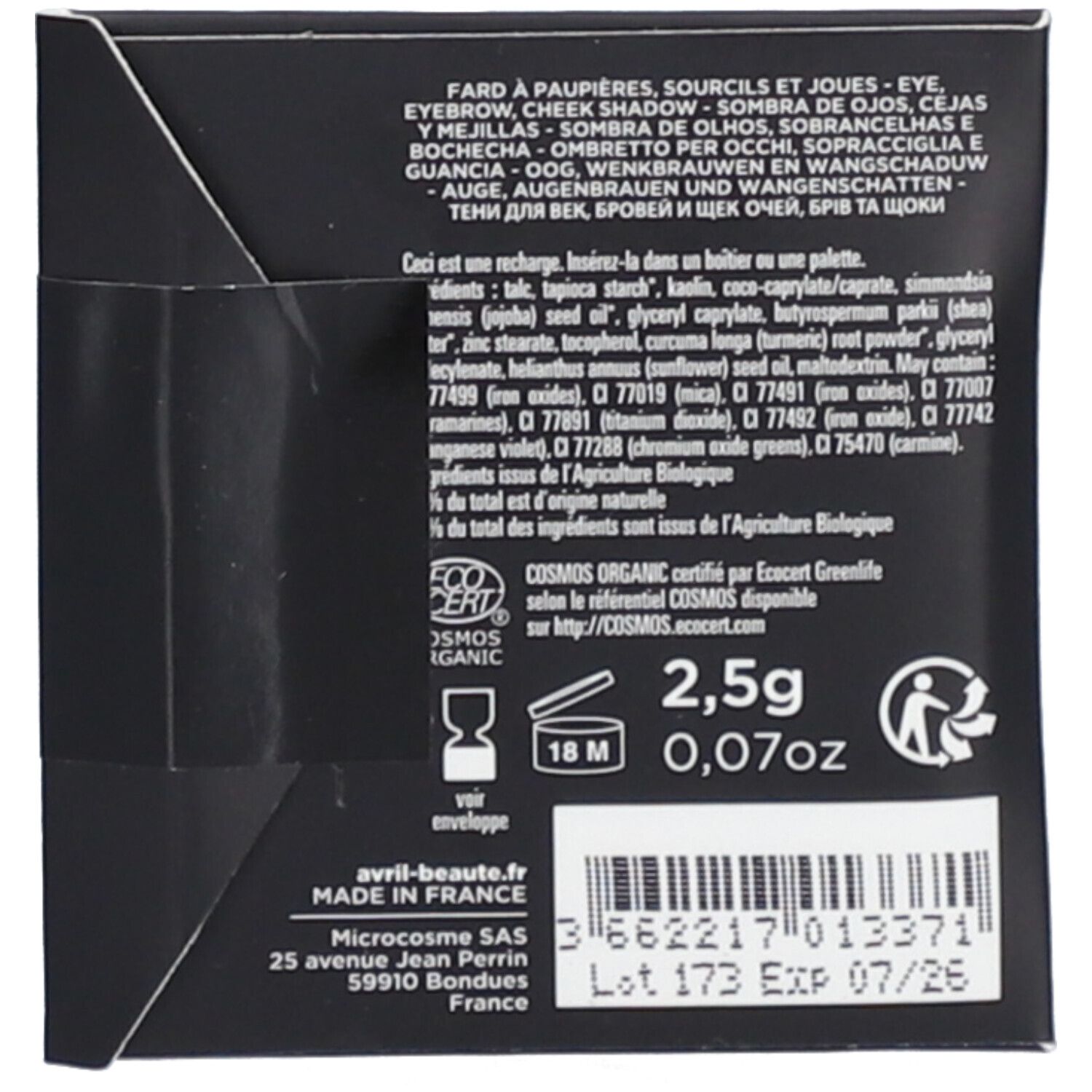 AVRIL Fard Multi-Usage - Denim Mat