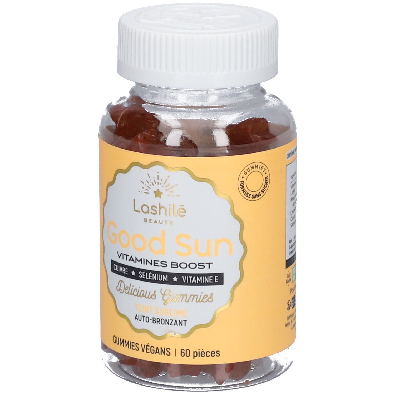 Lashilé Beauty Gute Sonne Vitamine Auto-Bronzant S/S Gummies