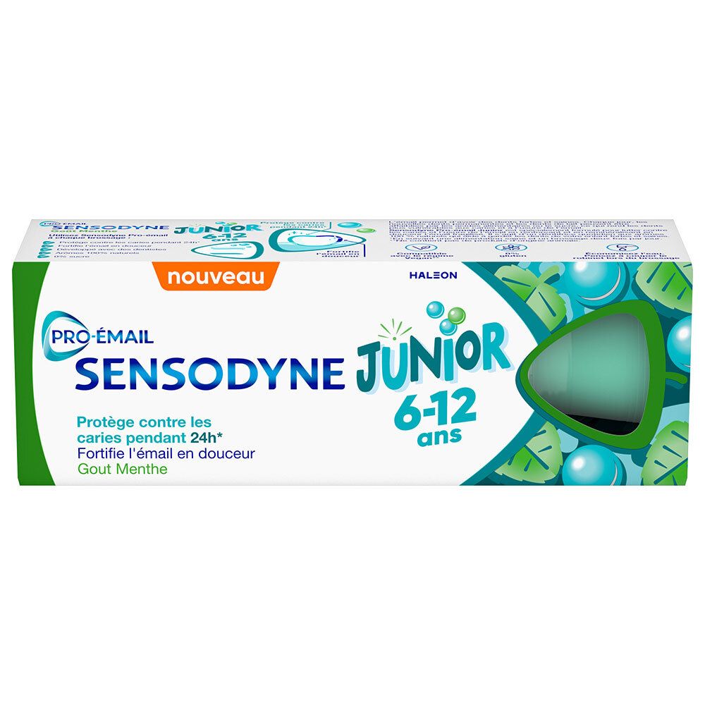SENSODYNE PRO - EMAIL DENTIFRICE JUNIOR - Dentifrice fluoré, goût menthe douce.  - tube 50