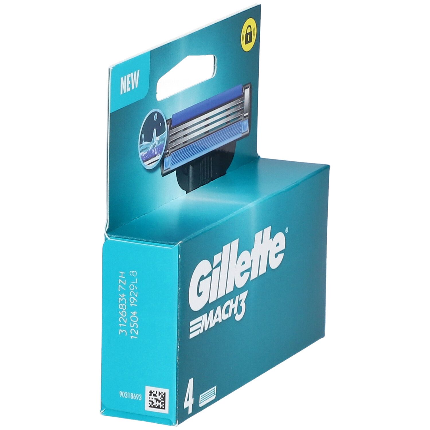 GILLETTE MACH3 LAME - Ersatzklinge, dreischneidig für Nassrasierer Gillette Ma