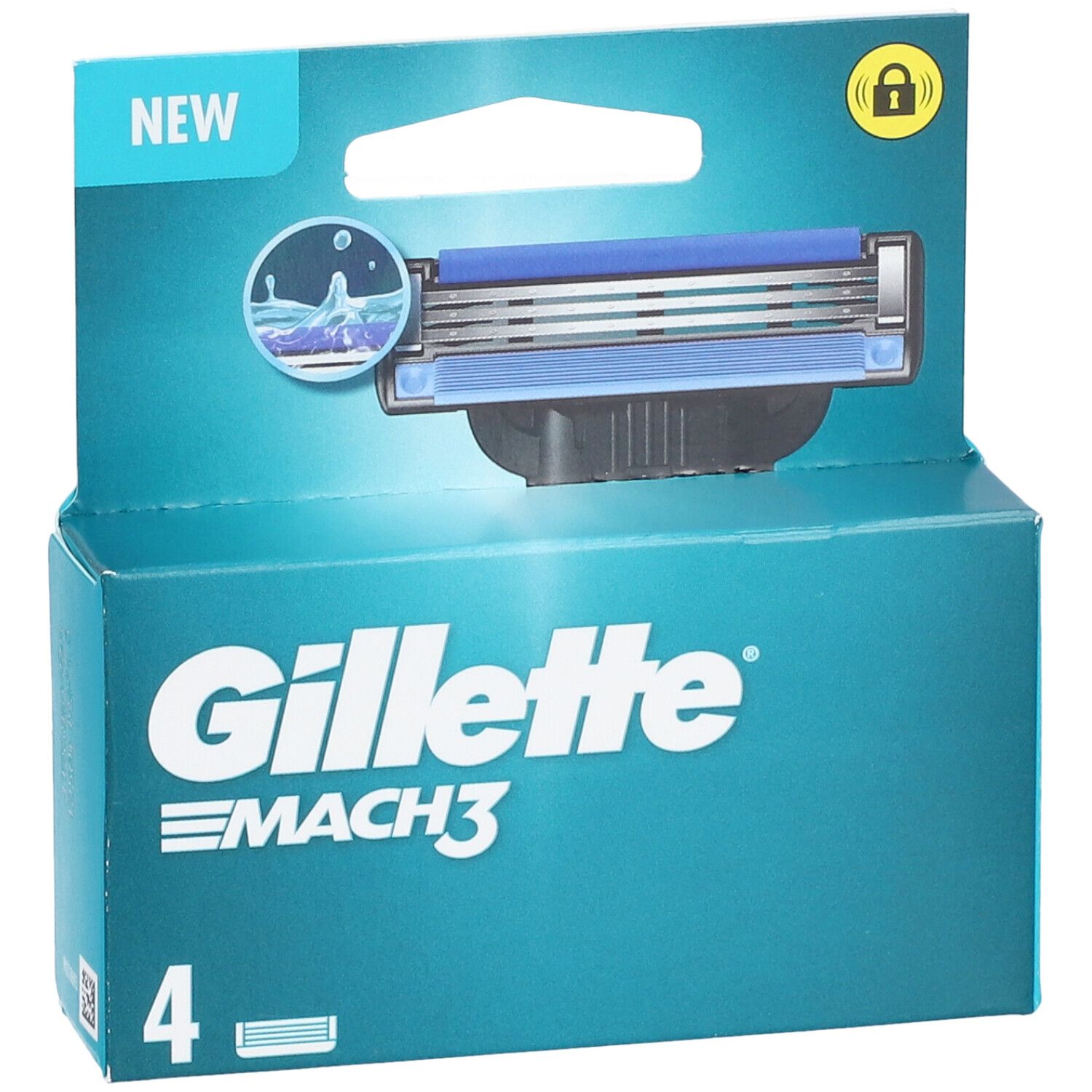 GILLETTE MACH3 LAME - Ersatzklinge, dreischneidig für Nassrasierer Gillette Ma