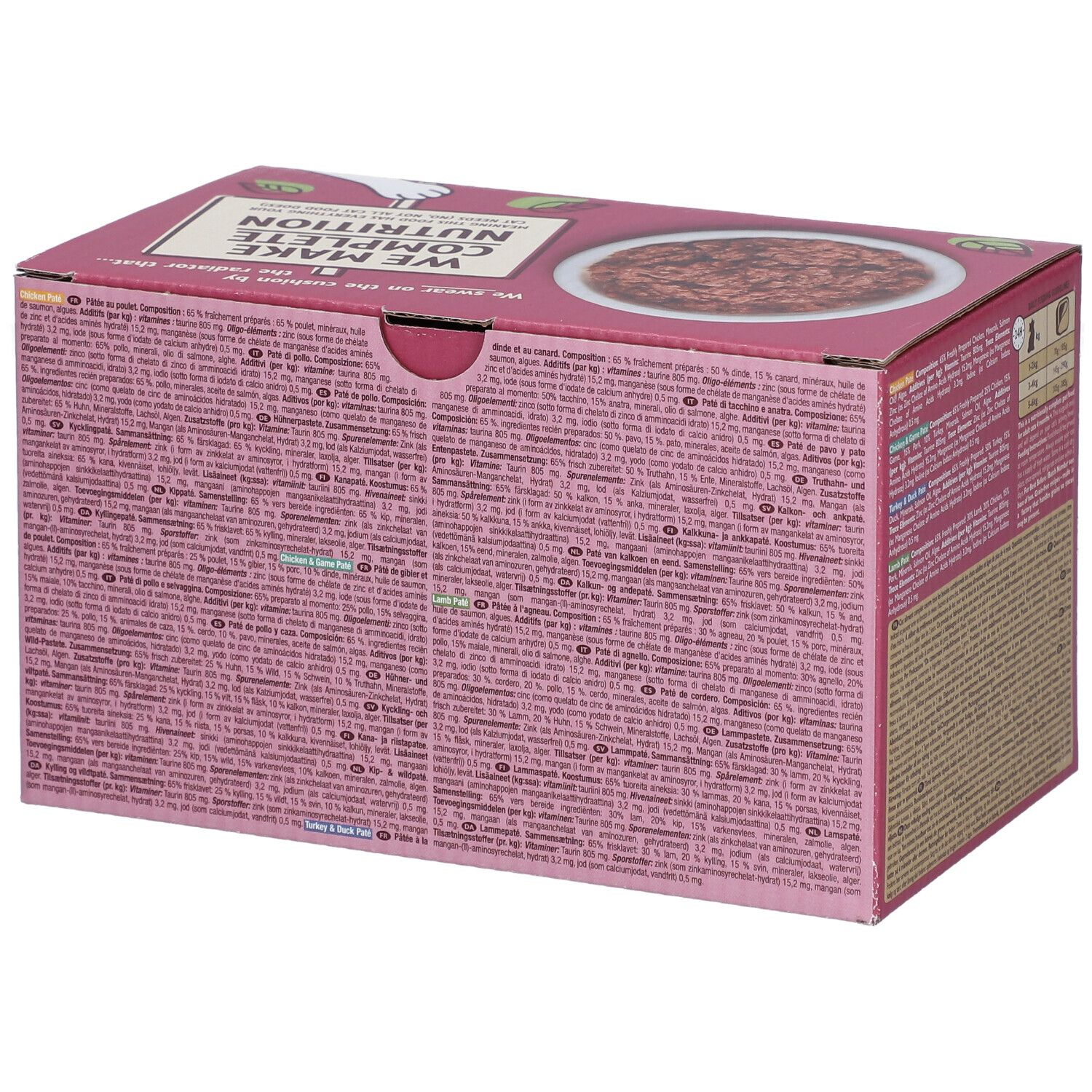 Lily's® Kitchen - Proper Food for Cats - Weiche Pastete für Senior-Katzen mit Huhn, Kabeljau und Garnelen