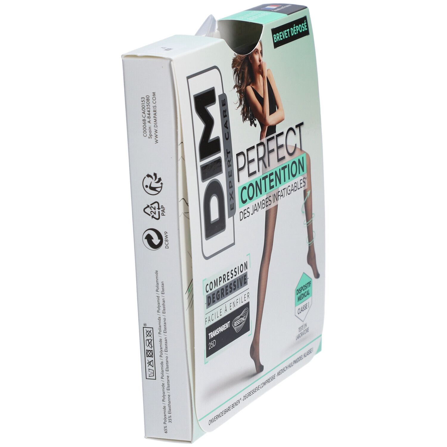 DIM COLL PERFECT Transpirant NOIR T4
