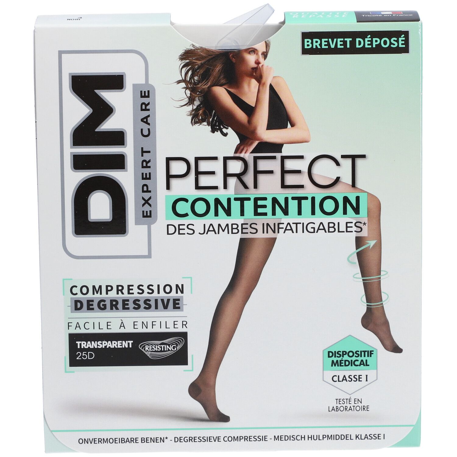 DIM COLL PERFECT Transpirant NOIR T4