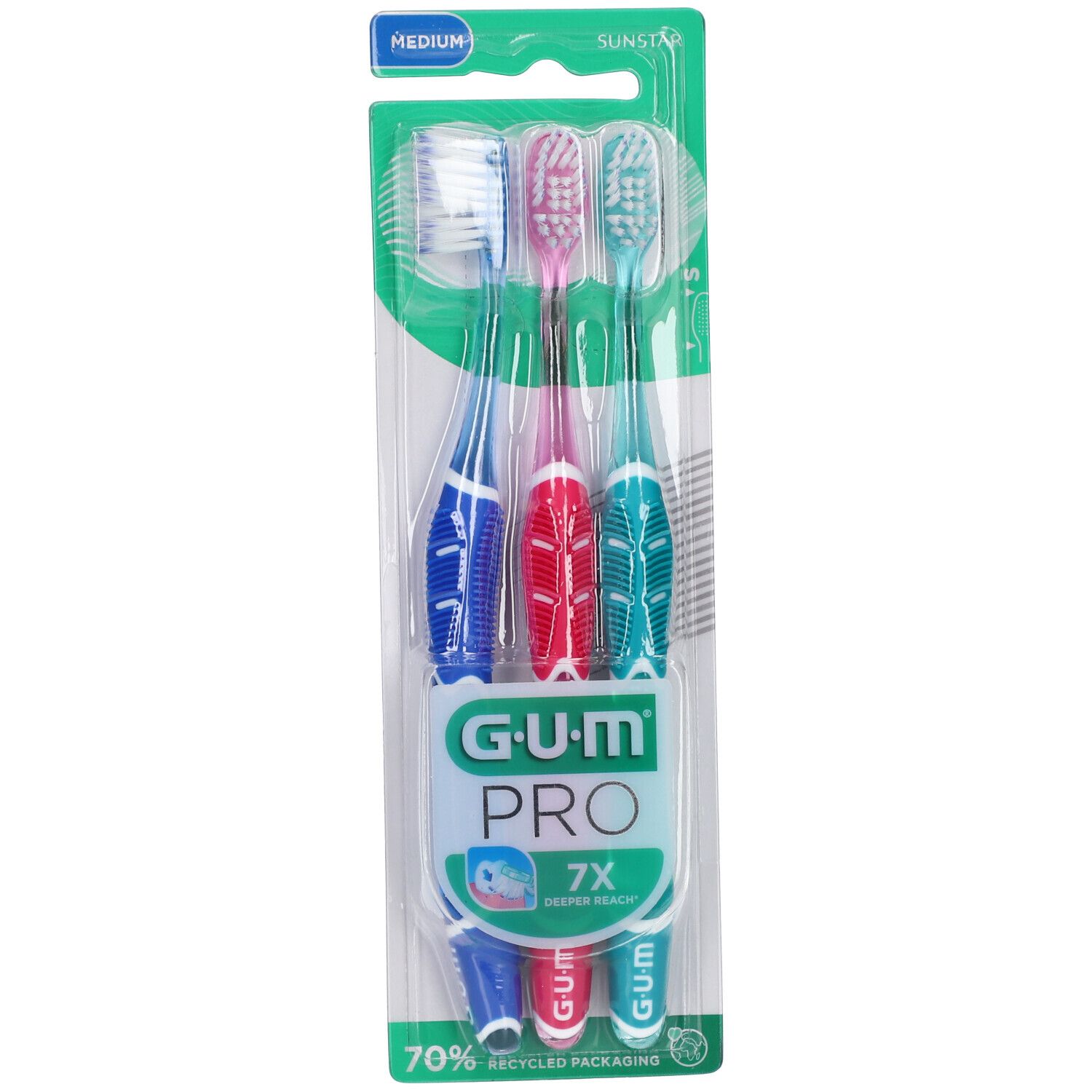 GUM® Technique PRO Zahnbürste Medium