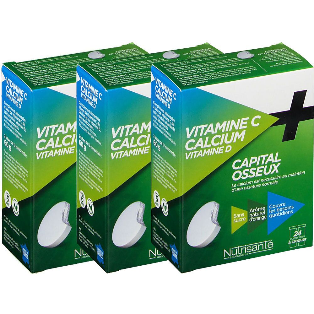 Nutrisanté CAPITAL OSSEUX Vitamin C, Kalzium, Vitamin D