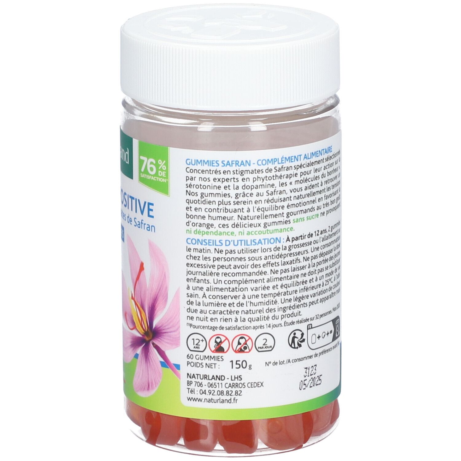 Naturland Entspannung & Erholung Safran - Gummibärchen