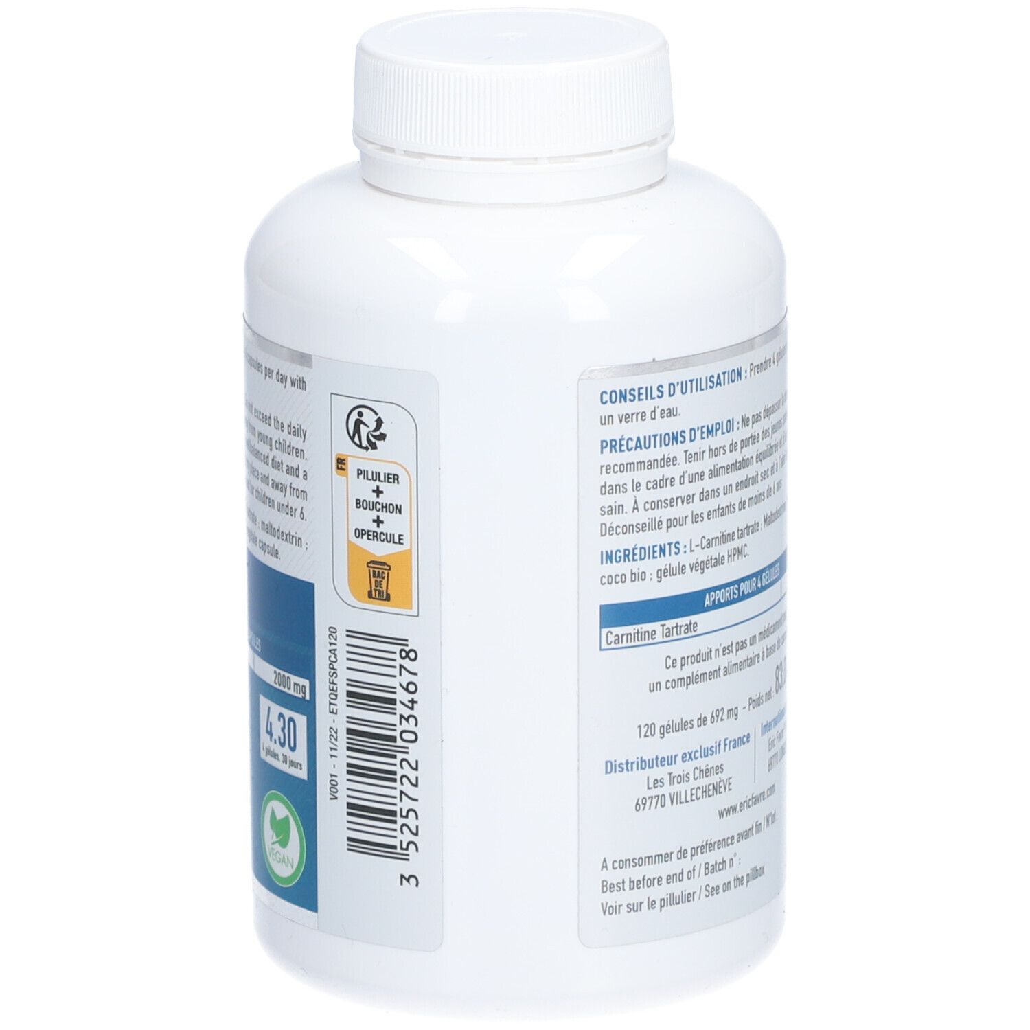 ERIC FAV L-CARNITINE GELUL 120