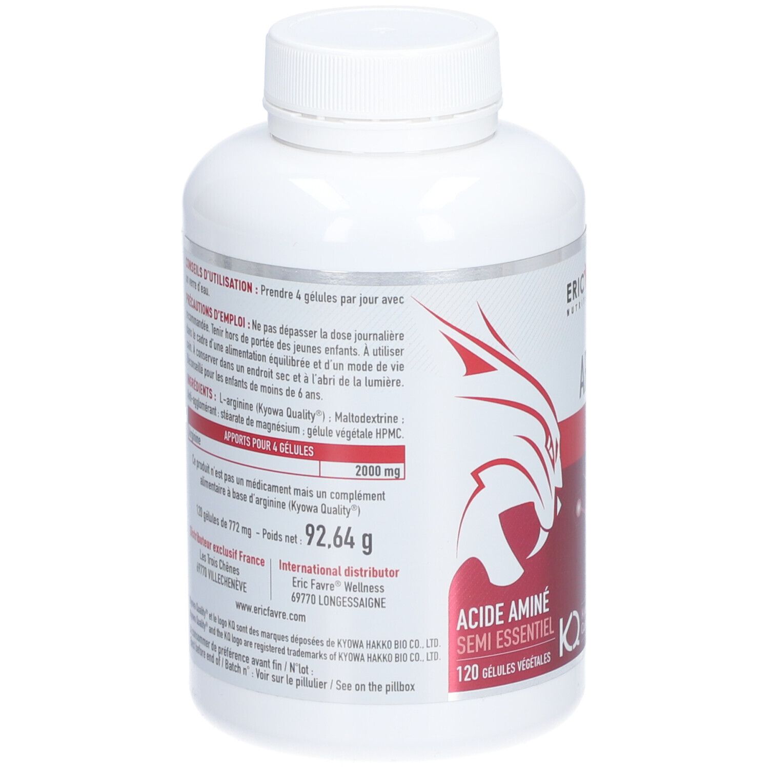 ERIC FAVRE Arginine 2000 mg