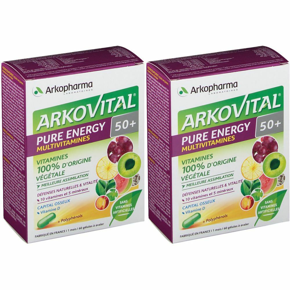 Arkovital® Pur'Energie Expert Multivitamine 50+