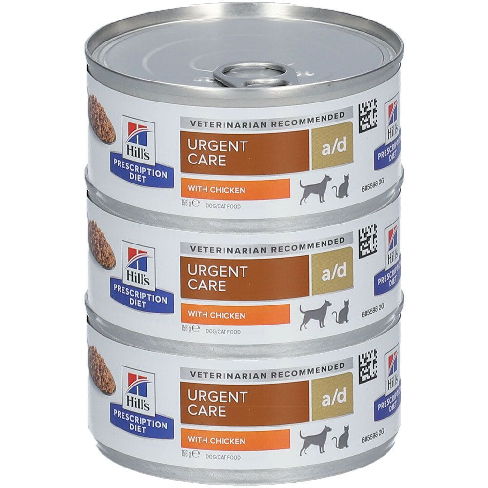 Hill's Prescription Diet a/d Urgent Care poulet pour chien et chat