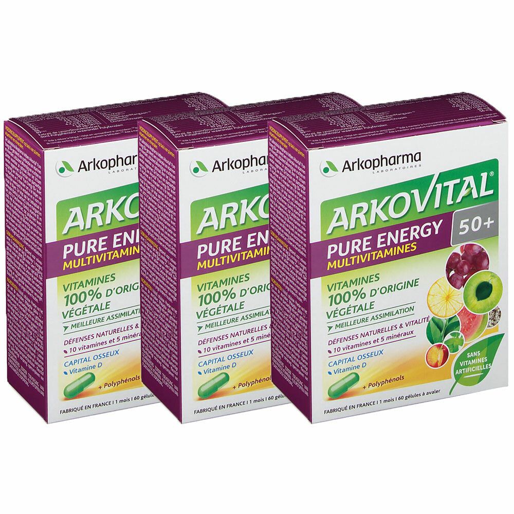 ArkoVital® Pur'Energie Expert Multivitamine 50+
