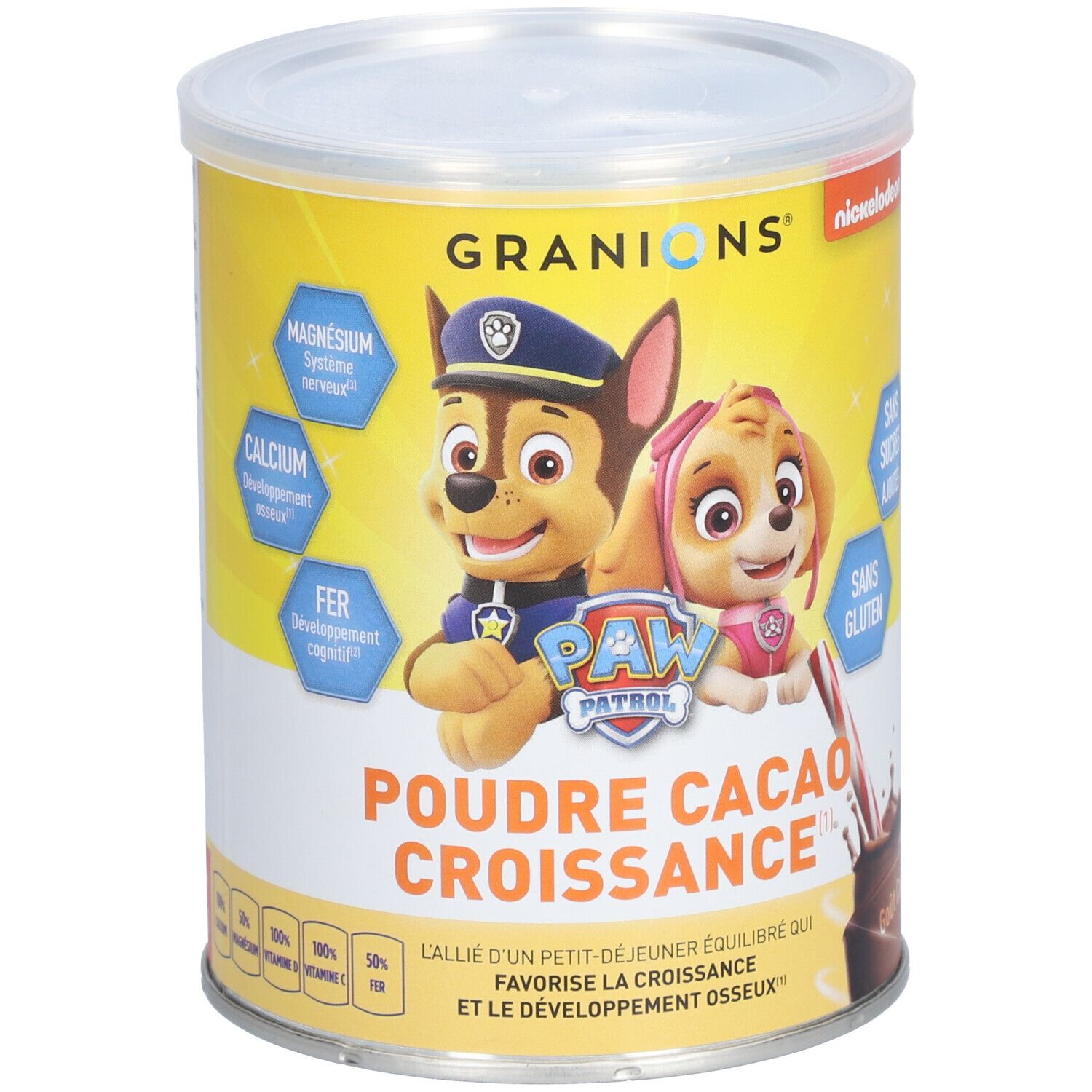 GRANIONS® Pat Patrouille - Kakao Wachstumspulver