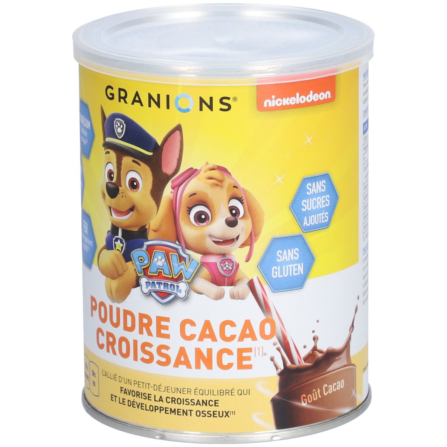 GRANIONS® Pat Patrouille - Poudre Croissance Cacao