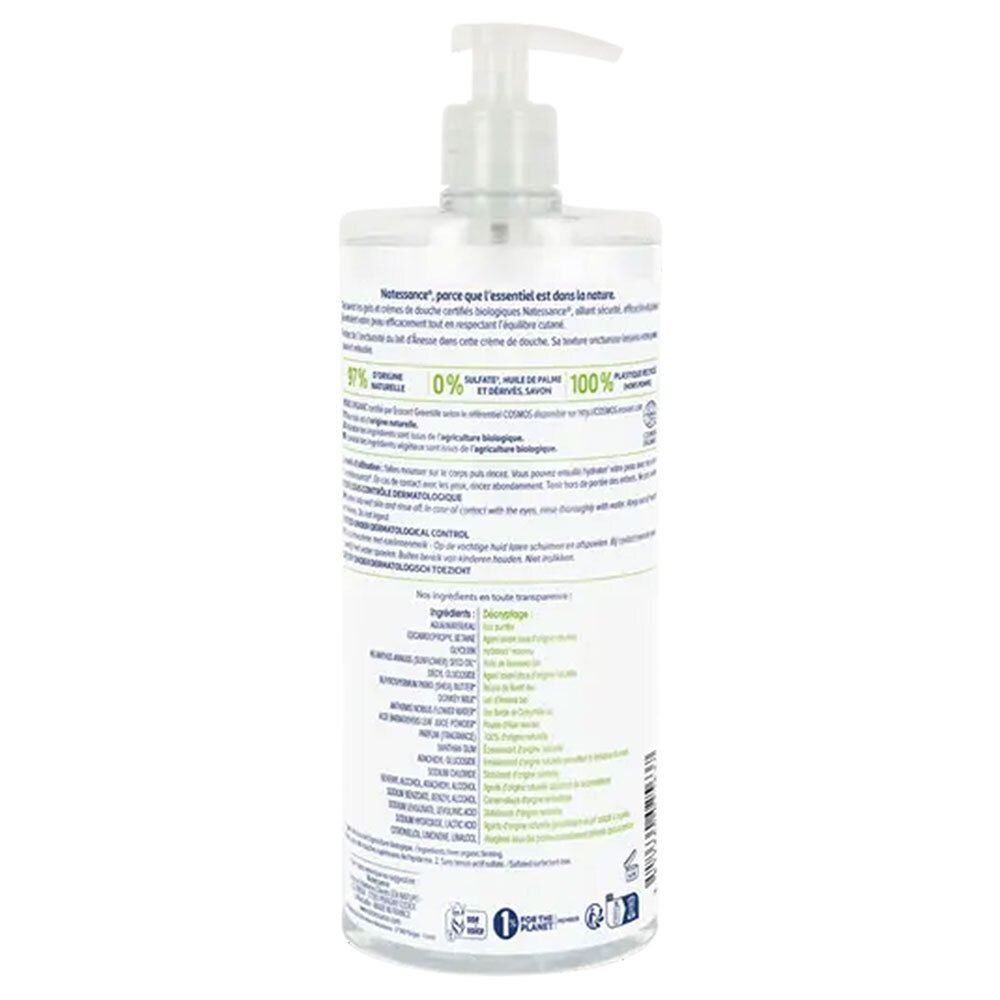 Natessance Bio Eselinnenmilch Duschcreme Trockene und empfindliche Haut