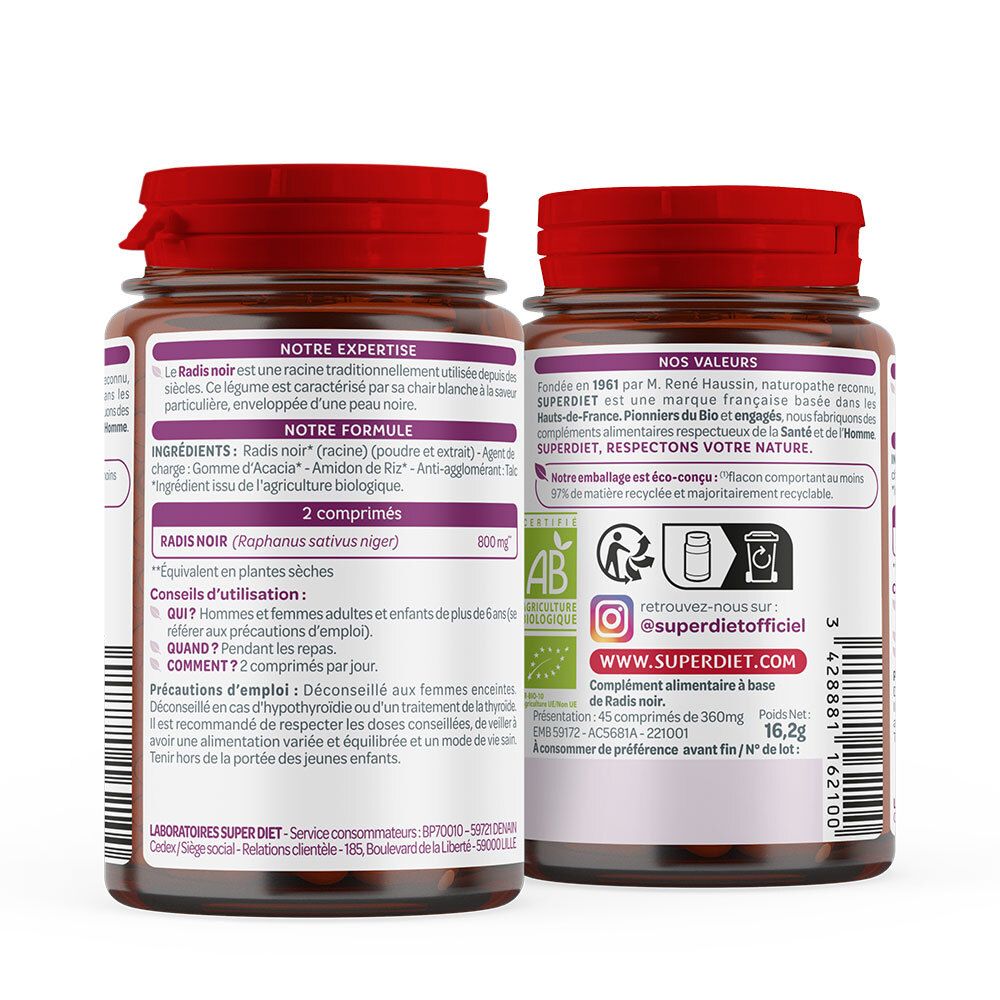 SUPER DIET Schwarzer Rettich Bio