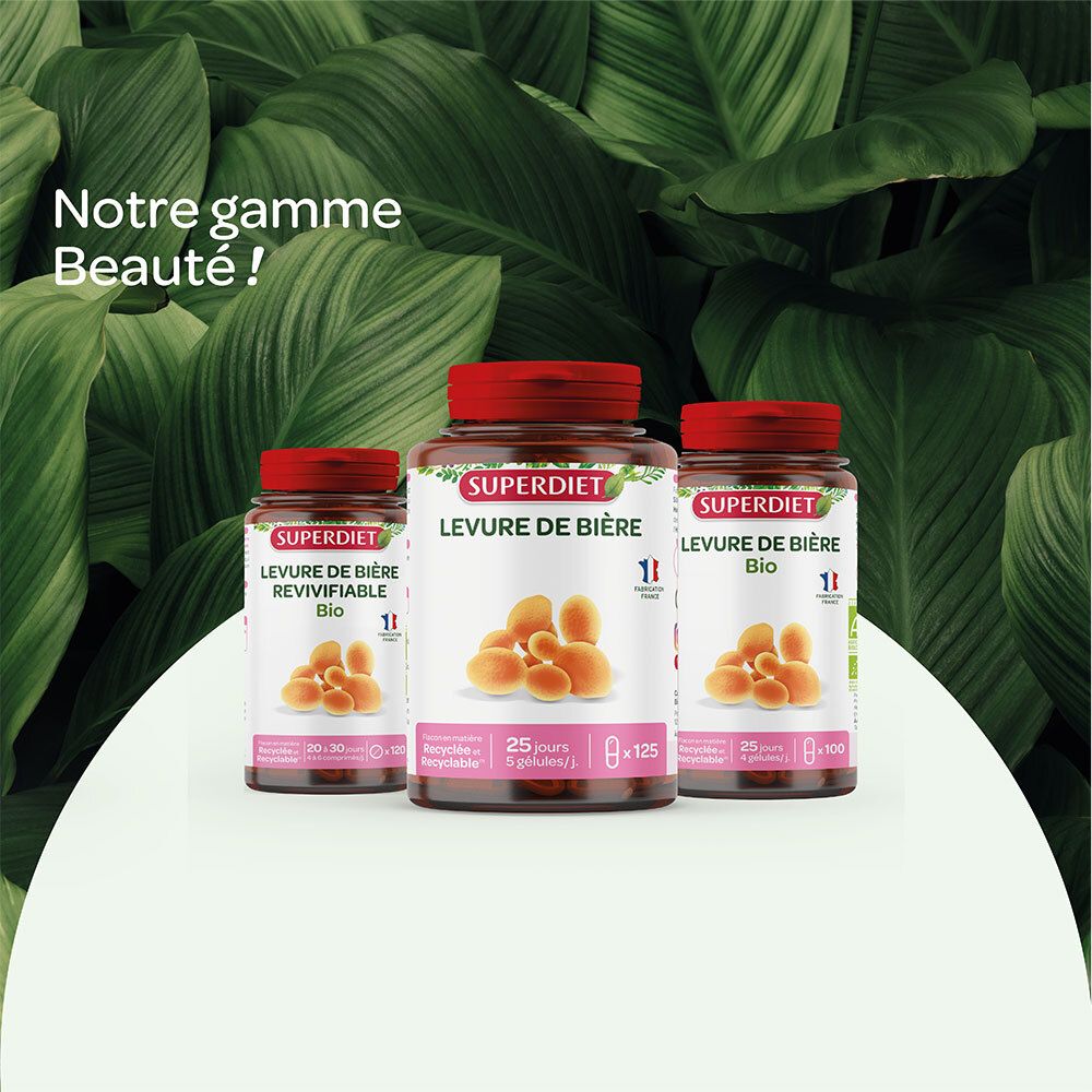 SUPER DIET Wiederbelebbare Bierhefe Bio
