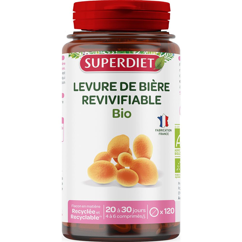 SUPER DIET Levure de bière revivifiable Bio