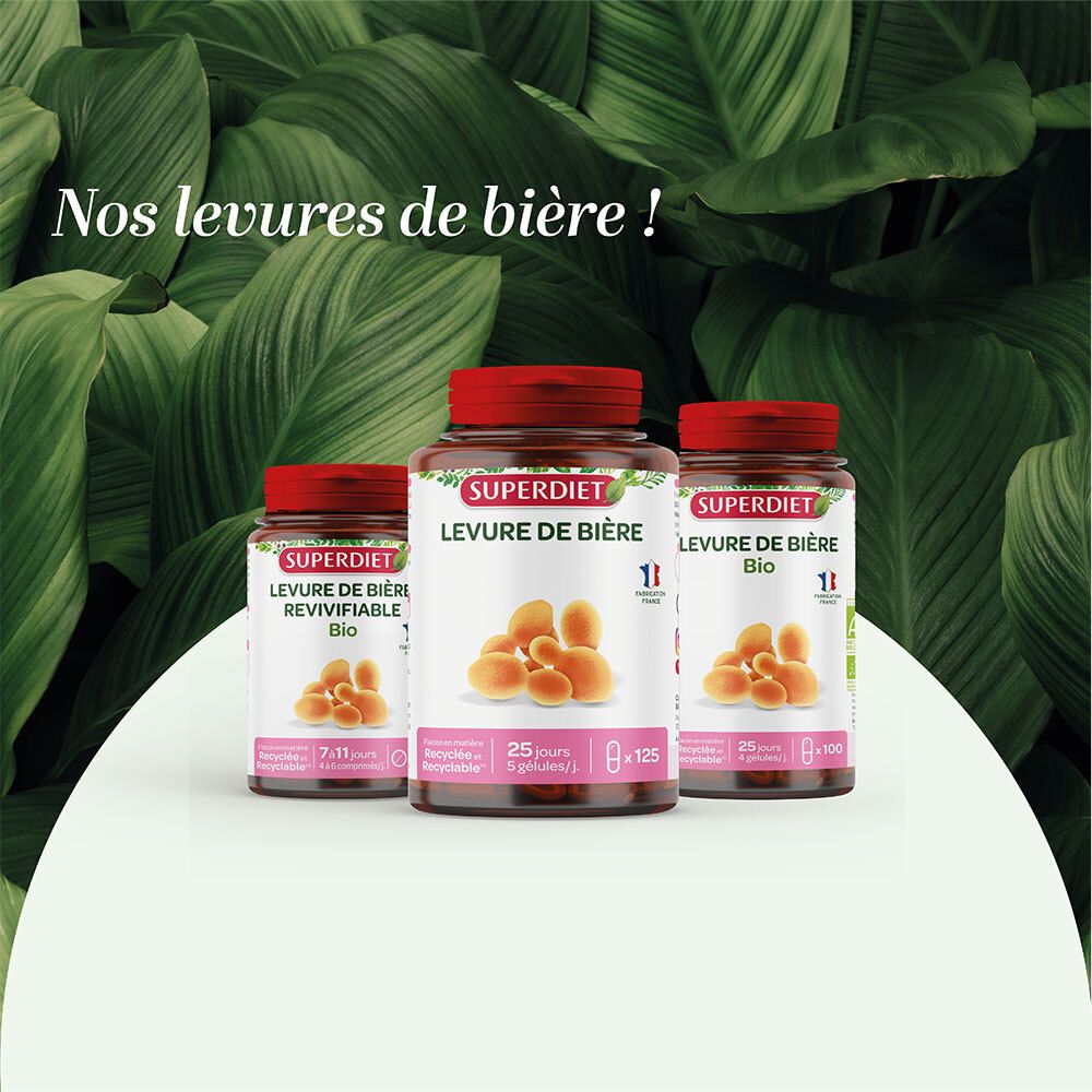 SUPER DIET Levure de bière revivifiable Bio