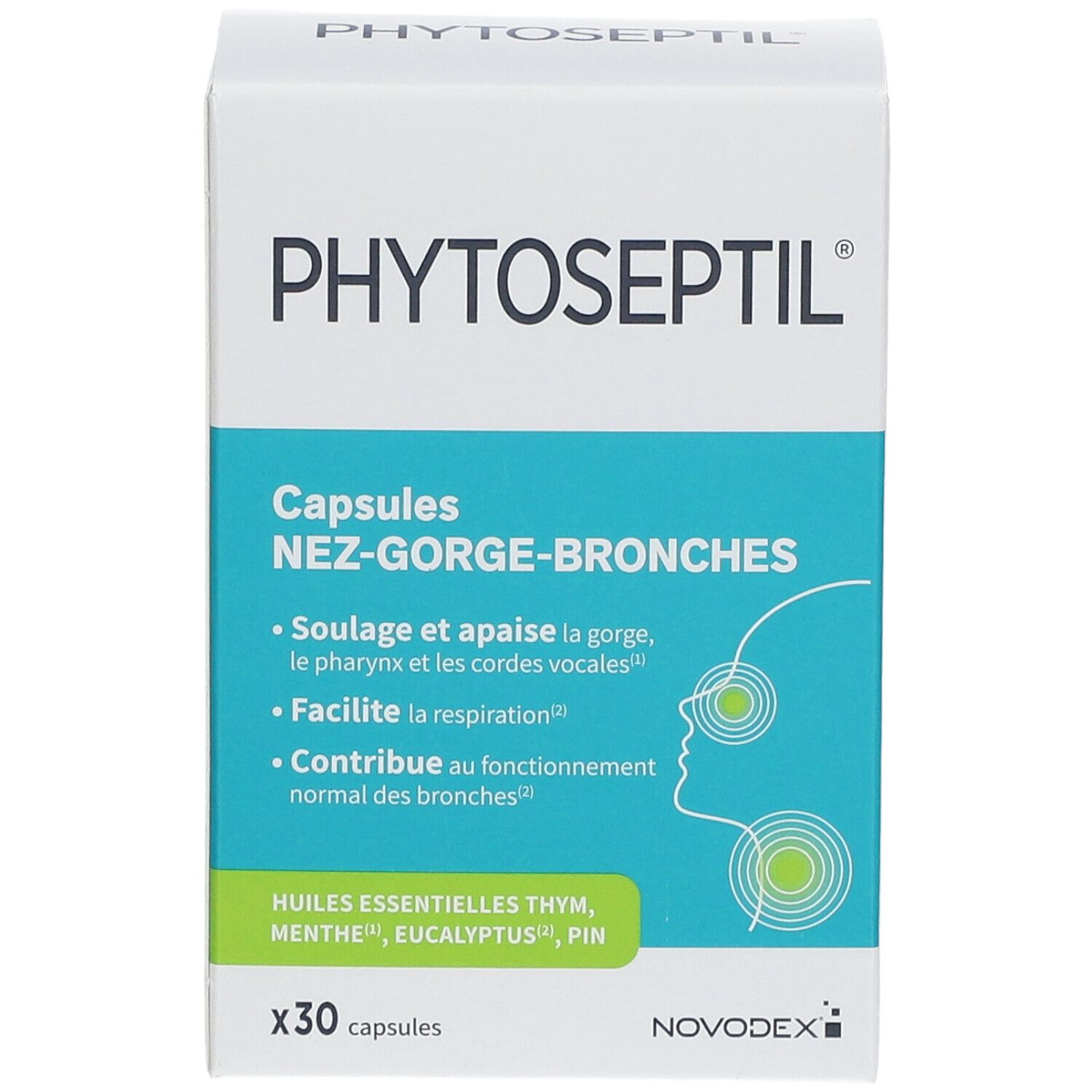 NOVODEX Phytoseptil Nase Hals Bronchien Kapseln