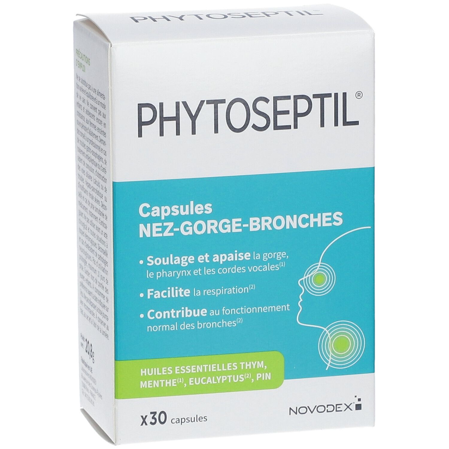 NOVODEX Phytoseptil Nase Hals Bronchien Kapseln