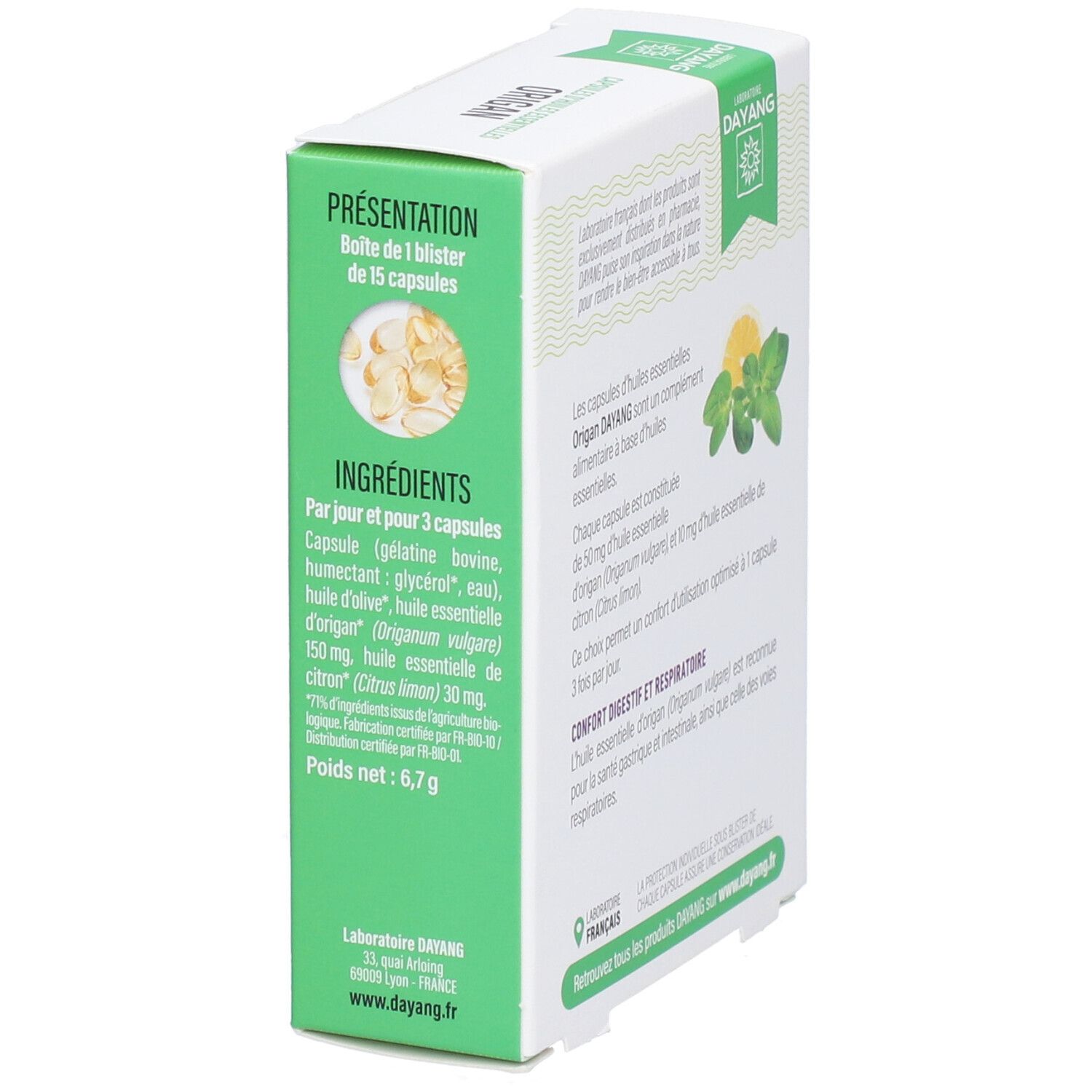 DAYANG Kapseln Oregano