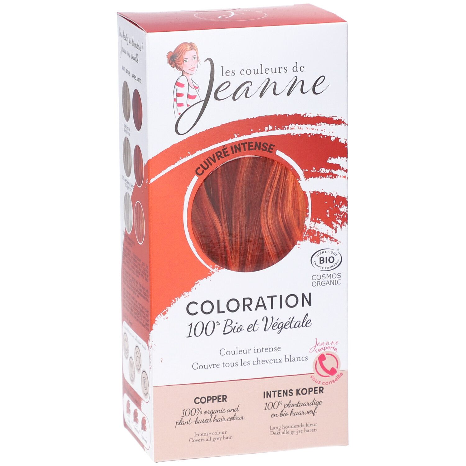 Intensive kupferfarbene Coloration 100% pflanzlich 100 g