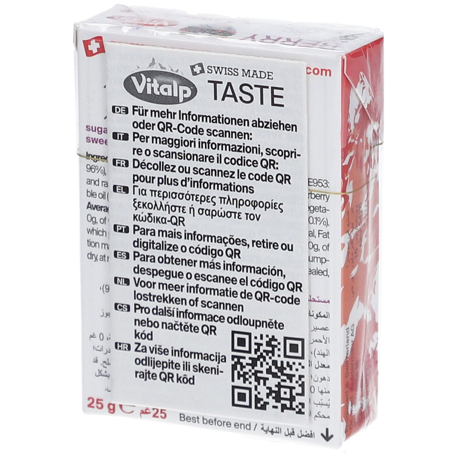 Vitalp Bonbons aux Baies Sans Sucre