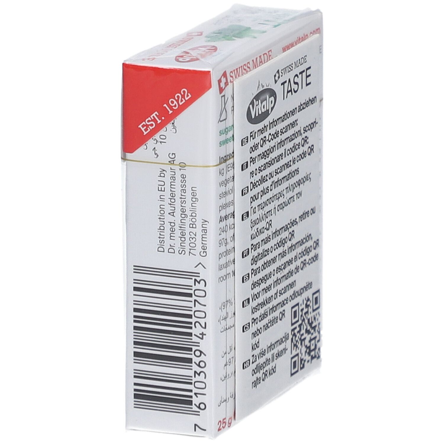 Vitalp Pfefferminzbonbons ohne Zucker