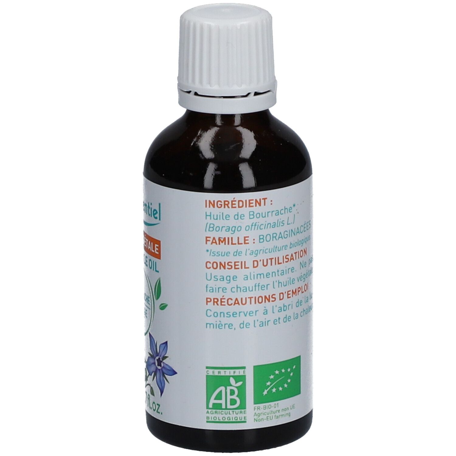 PURESSENTIEL Huile végétale de bourrache bio