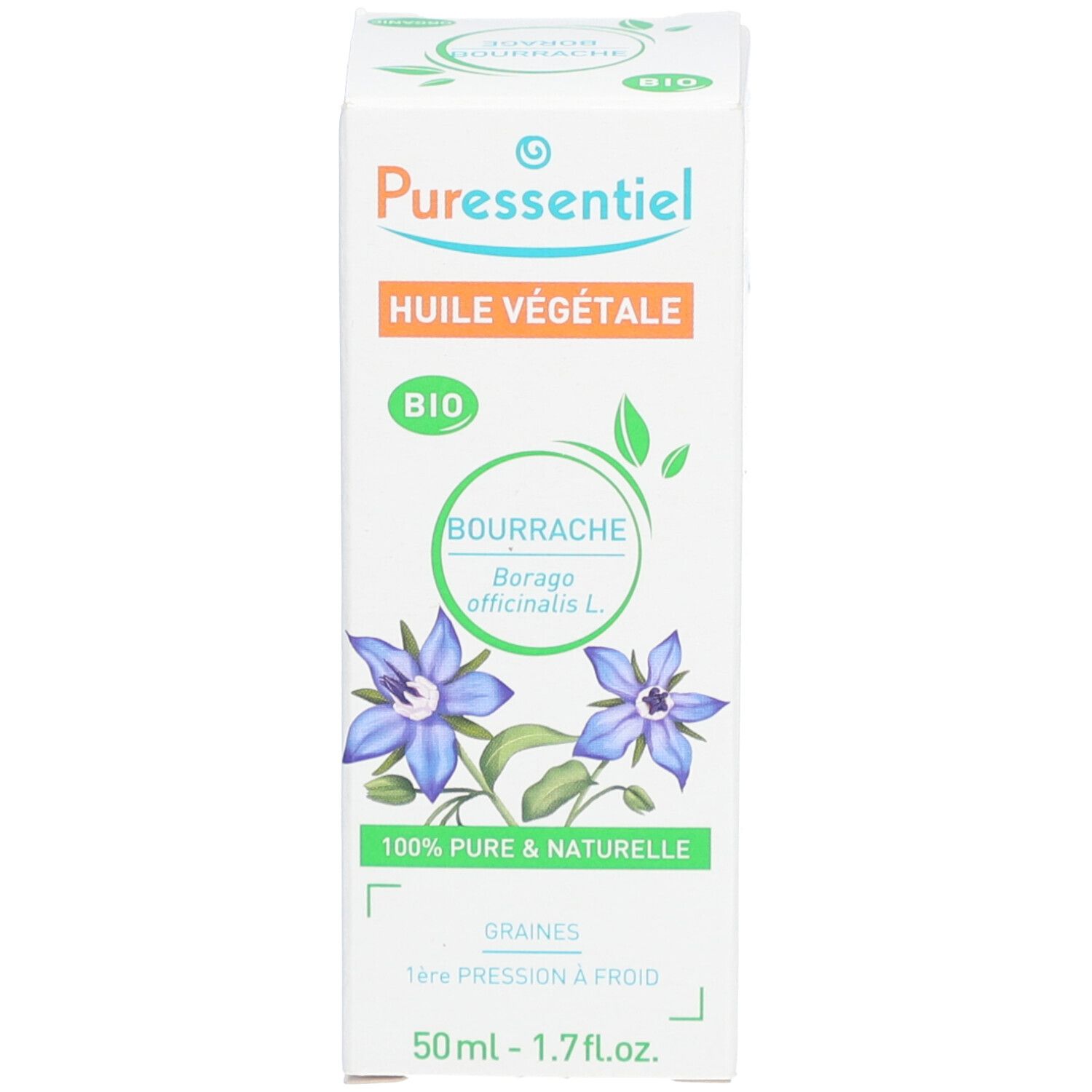 PURESSENTIEL Huile végétale de bourrache bio